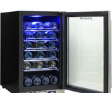 Schmick JC95W-860 bar fridge - glass door detail