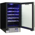 Schmick JC95W-860 bar fridge - glass door detail