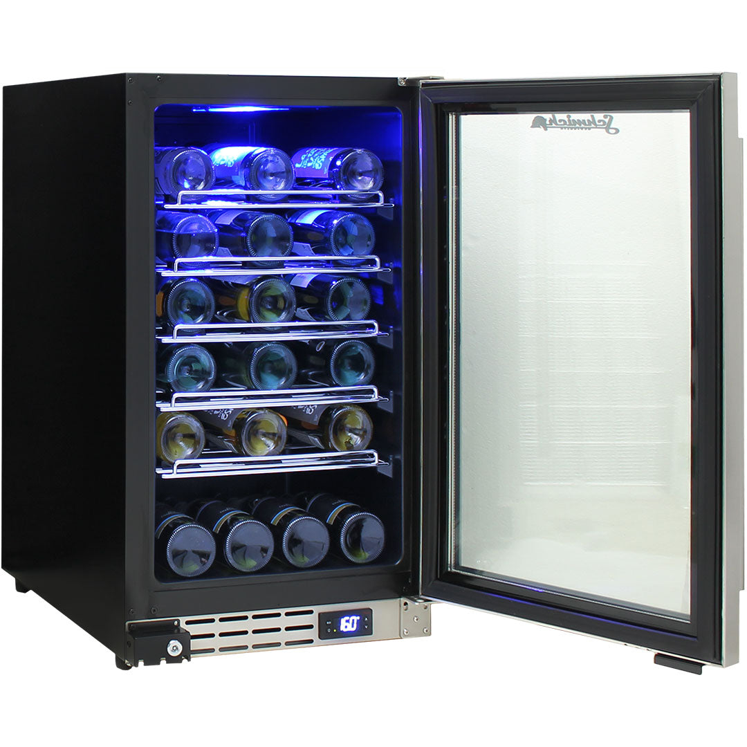 Schmick JC95W - Under Bench Glass Door WineFridge Triple Glazed