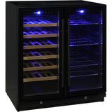 Schmick 165L Dual Zone Beer & Wine Bar Fridge – JC165 – JC165B