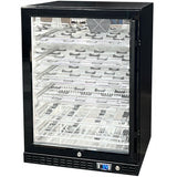 Schmick Quiet Slide Out Front Venting Under Bench Heated Door Wine Fridge - Model SK156-B-HD-MW