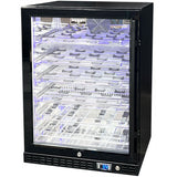 Schmick Quiet Slide Out Front Venting Under Bench Heated Door Wine Fridge - Model SK156-B-HD-MW
