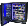 Schmick Quiet Slide Out Front Venting Under Bench Heated Door Wine Fridge - Model SK156-B-HD-MW