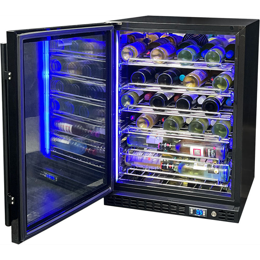 Schmick SK156R-B-MW bar fridge - interior shelving detail
