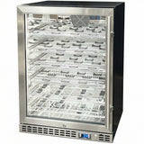 Schmick Quiet Slide Out Front Venting Under Bench Heated Door Wine Fridge - Model  SK156-HD-MW