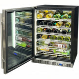 Schmick Quiet Slide Out Front Venting Under Bench Heated Door Wine Fridge - Model  SK156-HD-MW