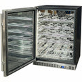 Schmick Quiet Slide Out Front Venting Under Bench Heated Door Wine Fridge - Model  SK156-HD-MW