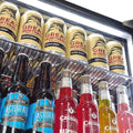 Schmick SK146L-HD bar fridge - glass door detail