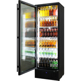 Rhino 293L Commercial Upright Glass Door Bar Fridge – SGT1 – SGT1L-BS