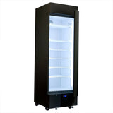 Great Northern SC372B-GNBC-GOLD bar fridge - glass door detail