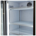 Schmick SC372B-HR bar fridge - glass door detail