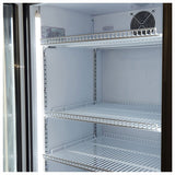 Schmick SC372B-HR bar fridge - glass door detail