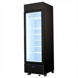 Schmick HUS-SC372LB bar fridge - glass door detail
