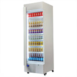 Schmick HUS-SC372LW bar fridge - glass door detail