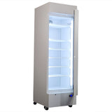 Schmick HUS-SC372W bar fridge - glass door detail