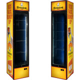 Bundy Rum 160L Skinny Upright Glass Door Bar Fridge, Kick Back, Bundy Up Design - SS-P160-BUNDY-3.4 - image 1