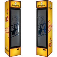 Bundy Rum 160L Skinny Upright Glass Door Bar Fridge, Forever Classic Design - SS-P160-BUNDY-6