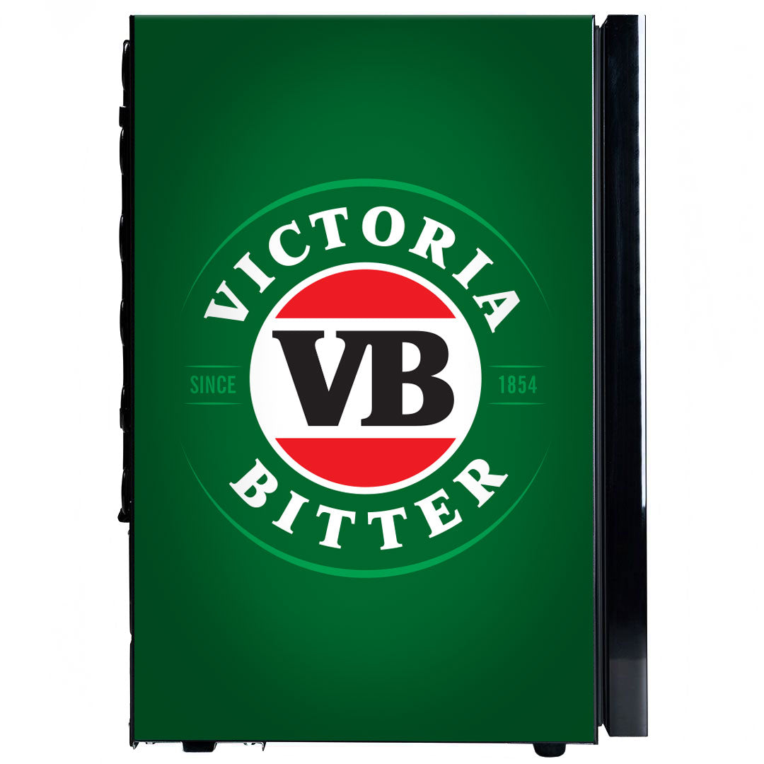 Victoria Bitter - SC70-B-VB-V1 – Branded Glass Door Bar Fridge with Frosted Logo – 70 Litres