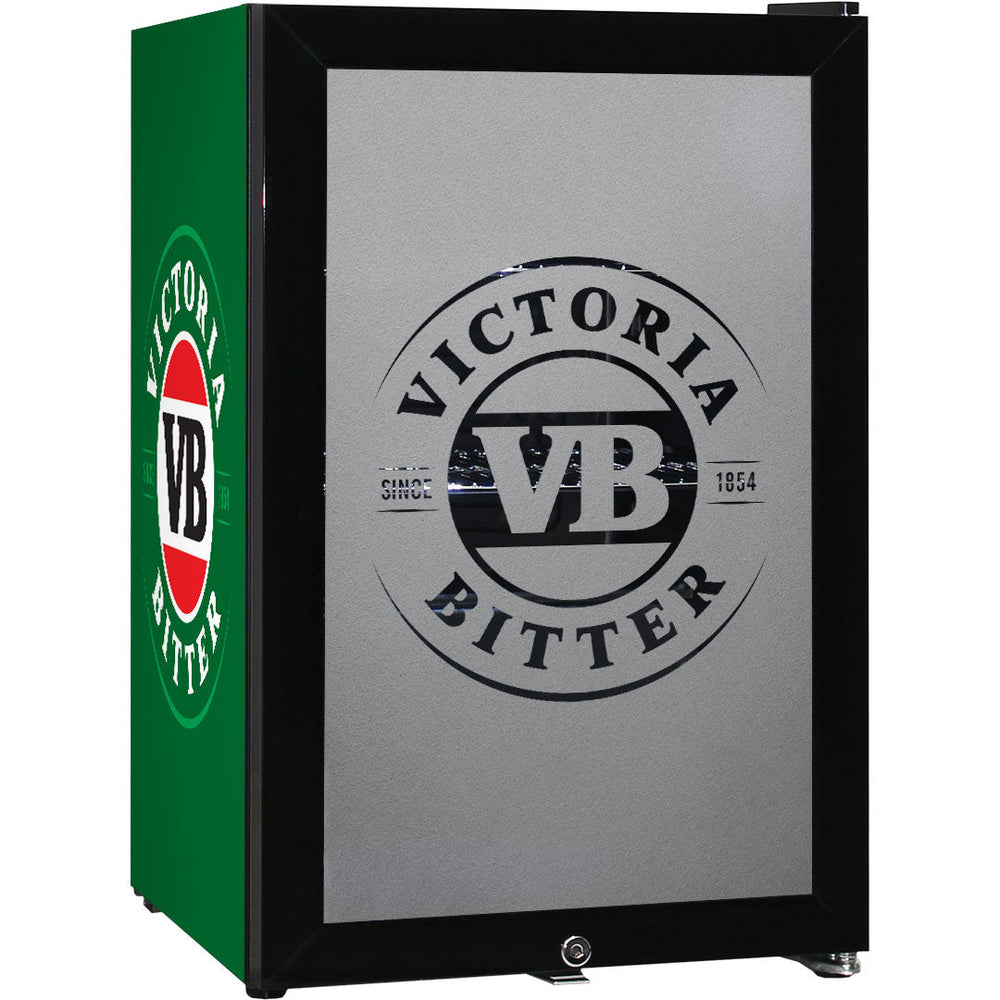 70L small bar fridge, glass door, 43dB, lockable