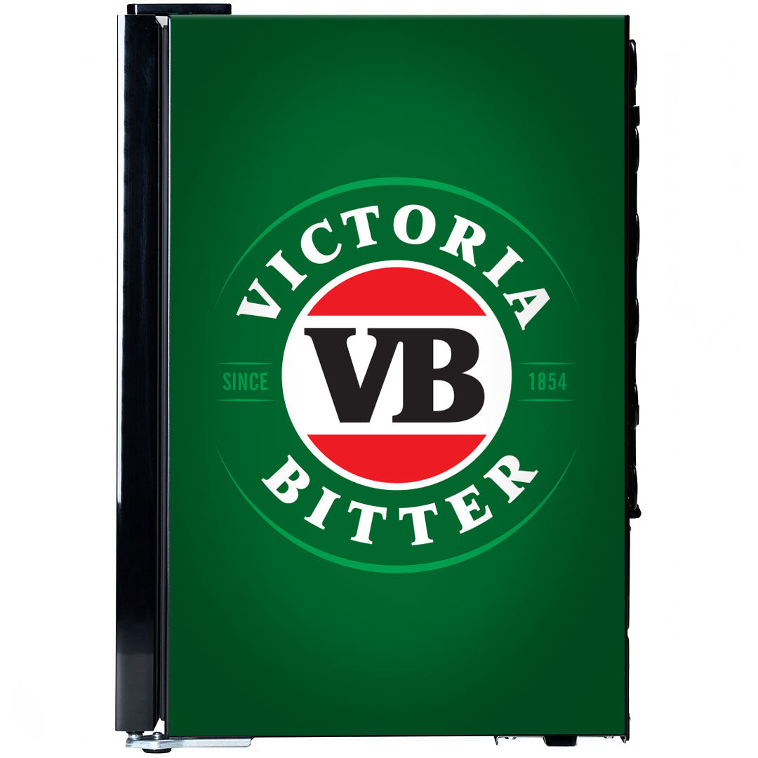 Victoria Bitter - SC70-B-VB-V1 – Branded Glass Door Bar Fridge with Frosted Logo – 70 Litres