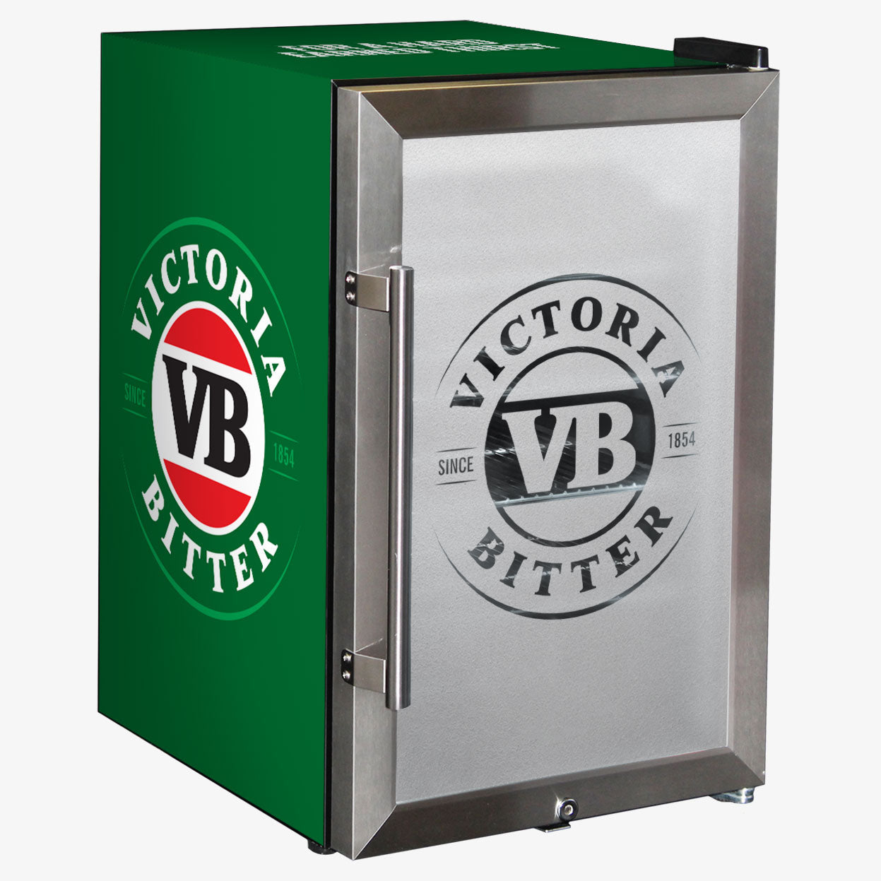 VB - HUS-SC70-SS-VB-V1 – Frosted Logo Glass Door – 70 Litres