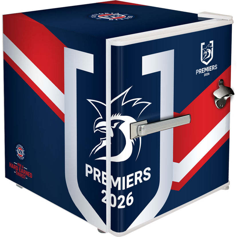 VB Sydney Roosters Premiers 2026 Retro Mini Bar Fridge - 46L - BC46W-VB-ROOSTERS - image 1