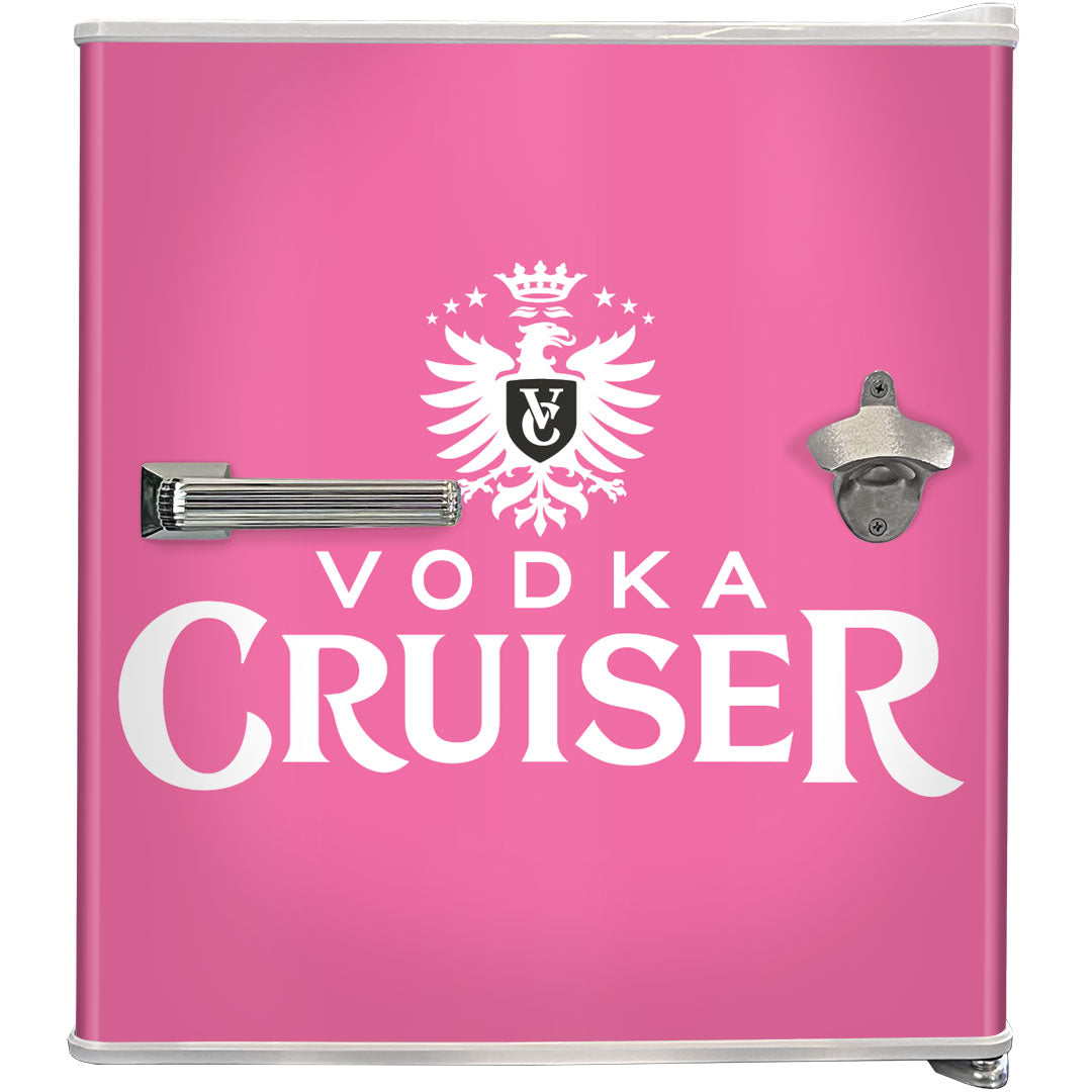 Vodka Cruiser Retro Mini Bar Fridge 46 Litre With Opener - Model BC46W-VC