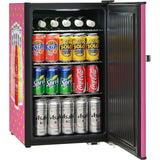 Vodka Cruiser BC70B-VC bar fridge - open door view