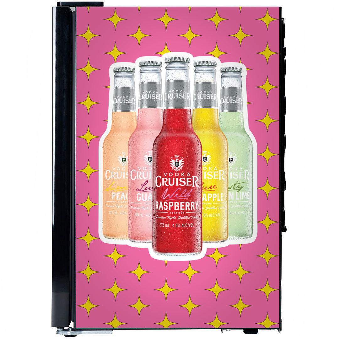 Vodka Cruiser SC70-B-VC bar fridge - interior view