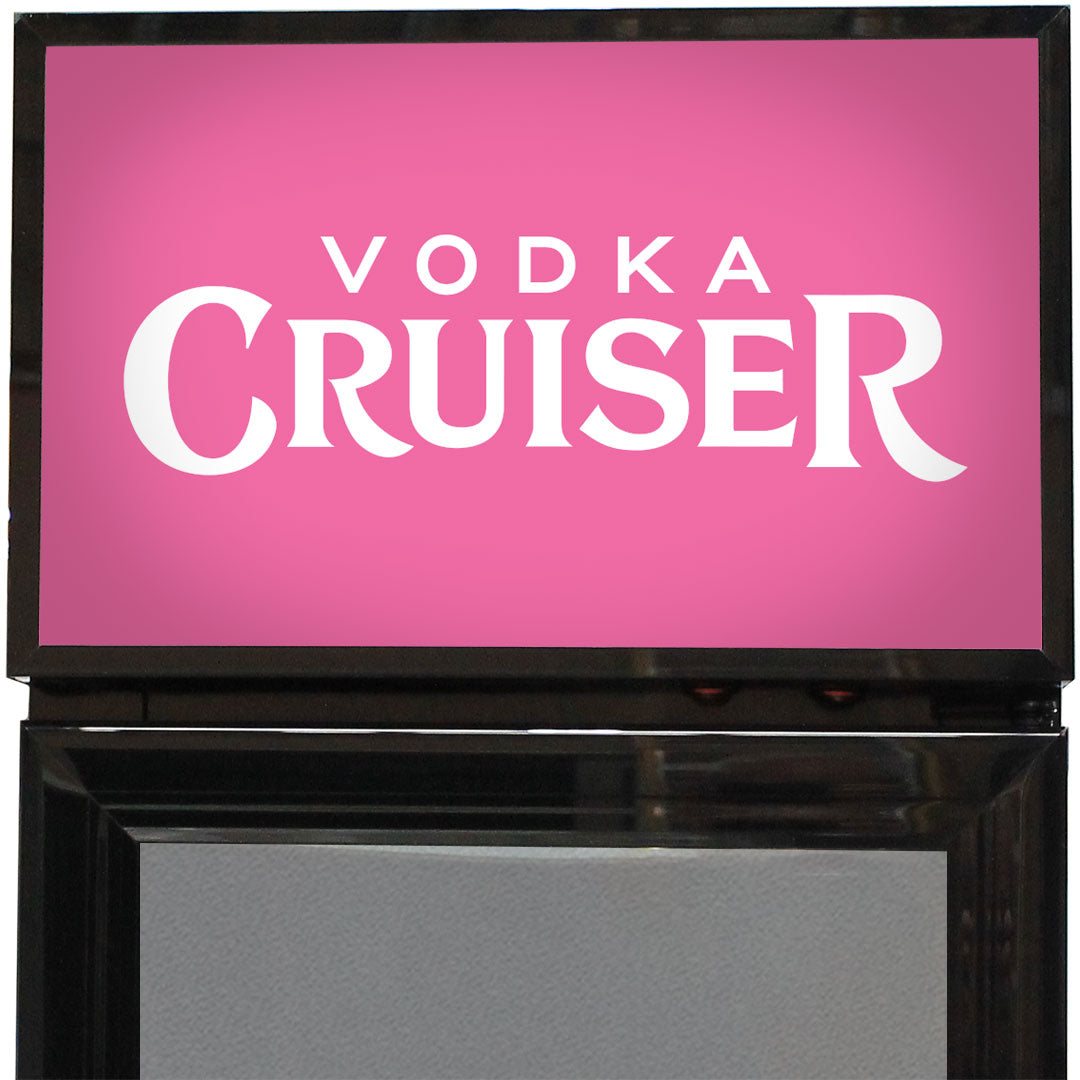 Vodka Cruiser Branded Skinny Upright Bar Fridge - Model SS-P160-VC