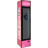 Vodka Cruiser – Skinny Upright Glass Door Bar Fridge 160L