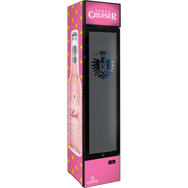 Vodka Cruiser SS-P160-VC bar fridge - mockup render