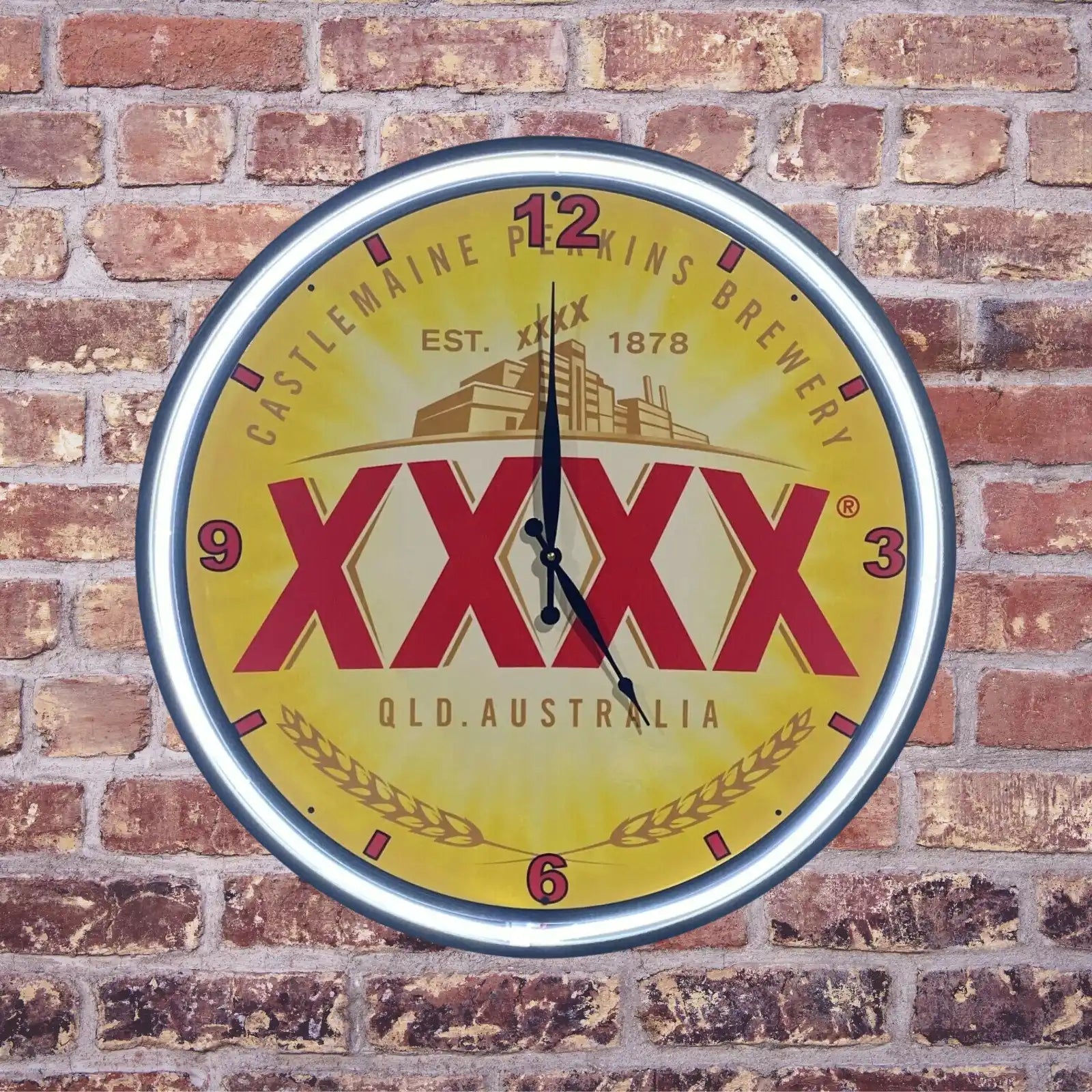 XXXX Neon Clock