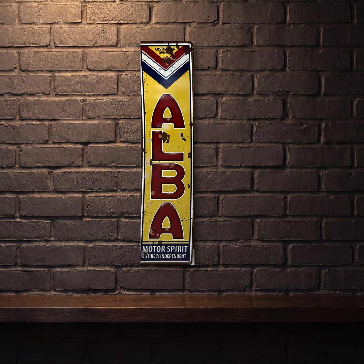 ALBA 800 X 200 MM METAL SIGN