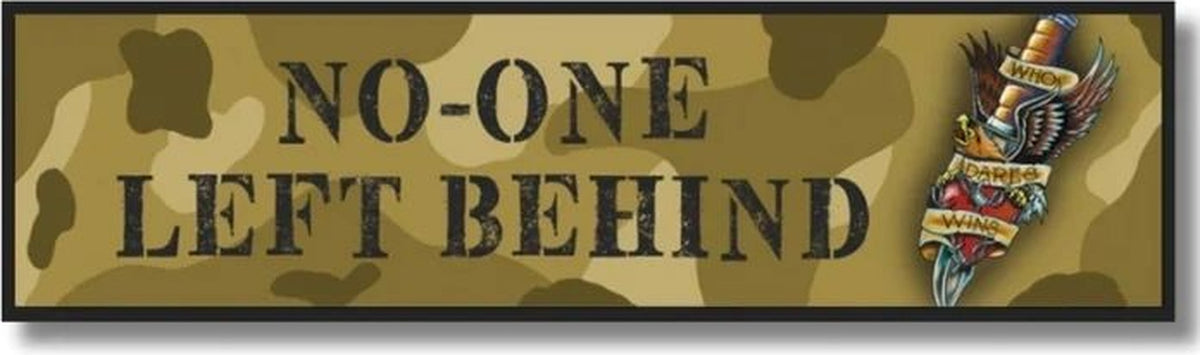 Army No-one Left Behind Premium Rubber-Backed Bar Mat Runner