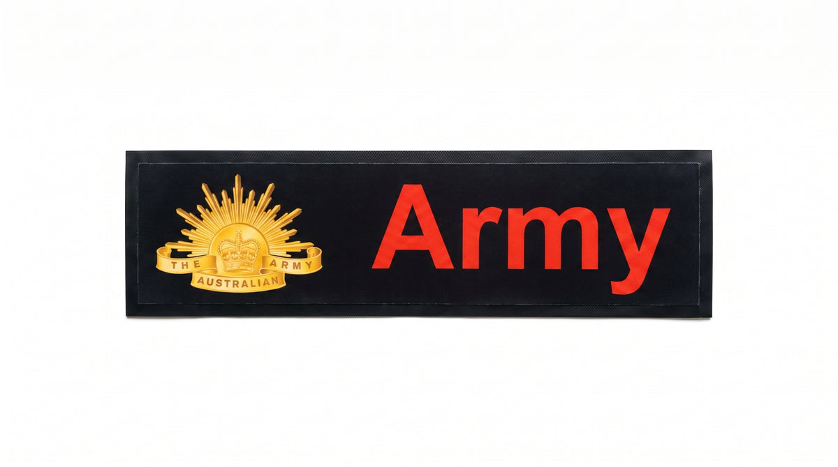 Army Premium Rubber-Backed Bar Mat Runner