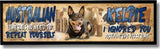 Australian Kelpies Premium Rubber-Backed Bar Mat Runner