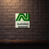 AUSTRALIAN NATIONAL 380 MM X 380 MM METAL SIGN