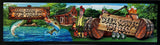 Beer & Fishing Premium Rubber-Backed Bar Mat Runner