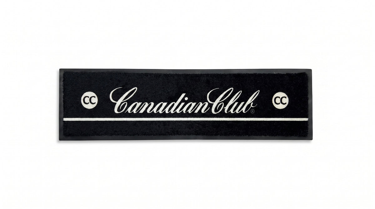 Canadian Club Premium Rubber-Backed Bar Mat Runner