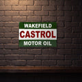 CASTROL MOTOR OIL 600 X 400 MM METAL SIGN
