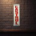 CASTROL QUALITY 800 X 200 MM METAL SIGN