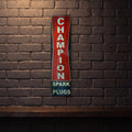 CHAMPION SPARK PLUGS 800 X 200 MM METAL SIGN