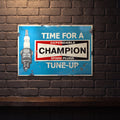 CHAMPION SPARK PLUGS 810 X 555 MM METAL SIGN