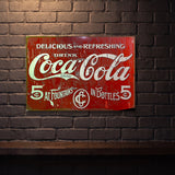 COCA COLA 810 X 555 MM HUGE SIGN