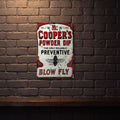 COOPERS POWDER DIP 600 MM X 400 MM METAL SIGN