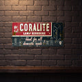 CORALITE KEROSENE 810 X 380 MM METAL SIGN