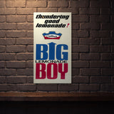COTTEES BIG BOY LEMONADE 810 X 380 MM METAL SIGN