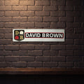 DAVID BROWN TRACTORS 800 X 200 MM METAL SIGN