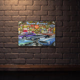 DREAM GARAGE 600 MM X 400 MM METAL SIGN